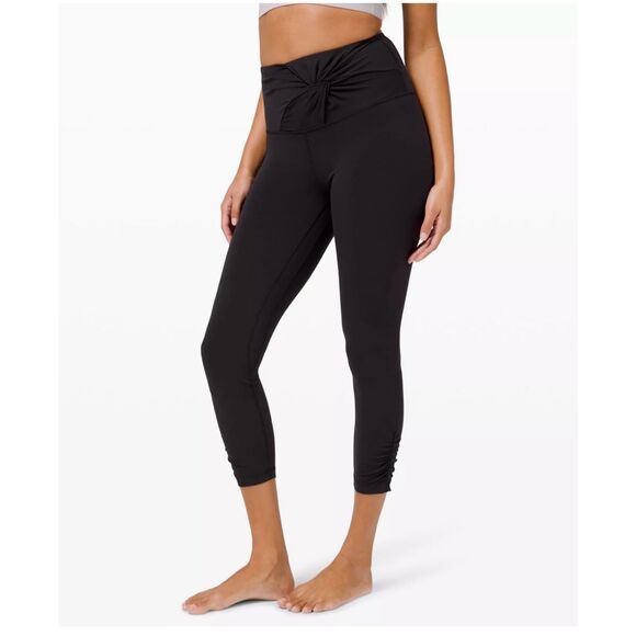Lululemon Align High Rise Crop Twist Waist Leggings - Picture 1 of 5